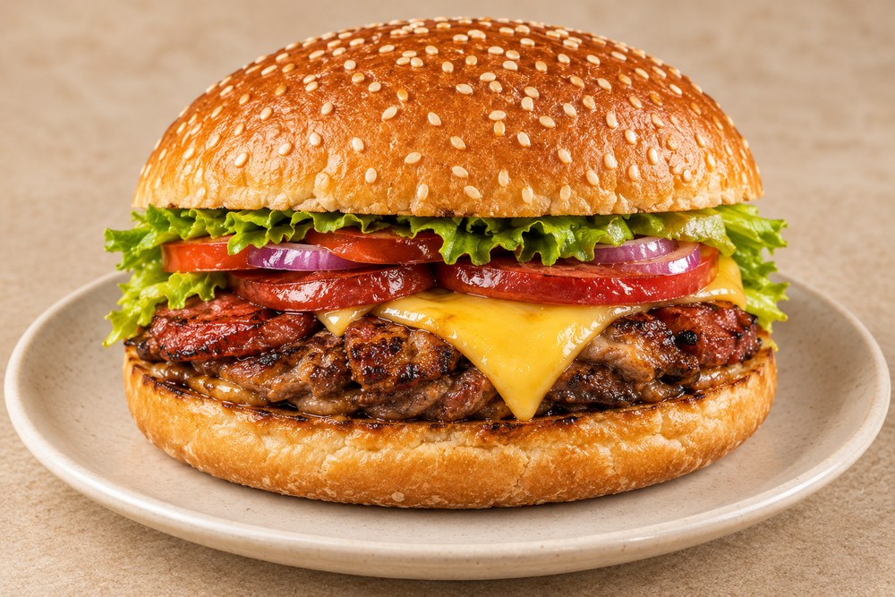 Sucuk burger — temsili ürün görseli