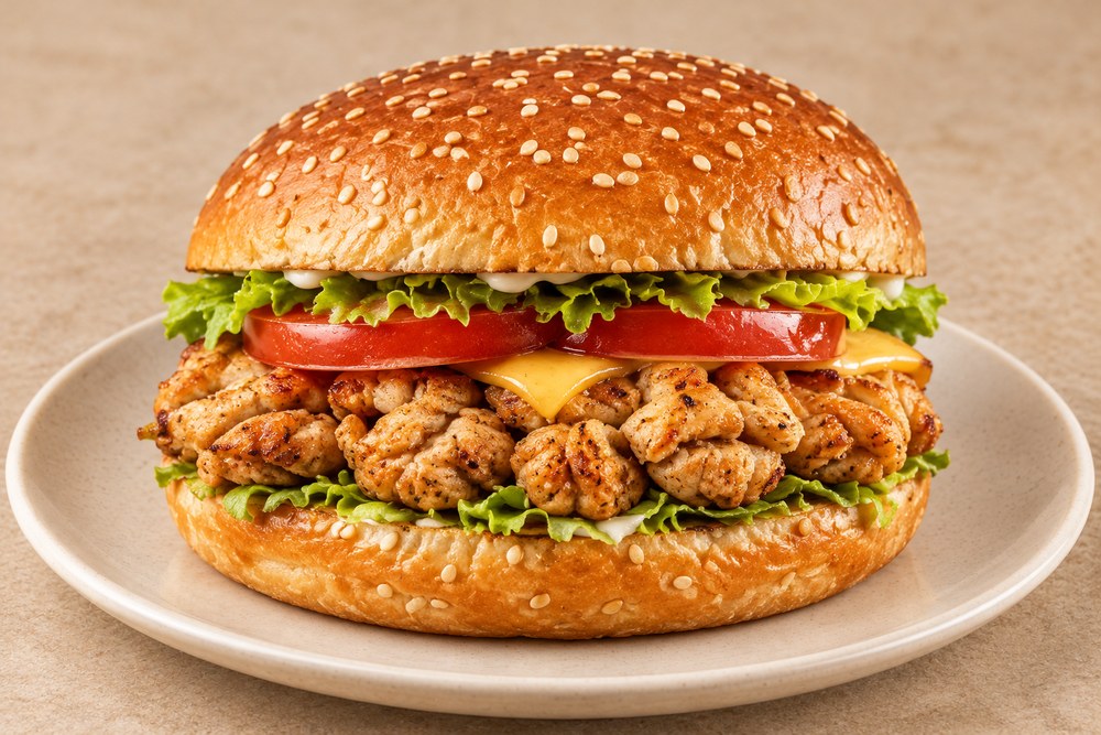 Tavuk burger — temsili ürün görseli